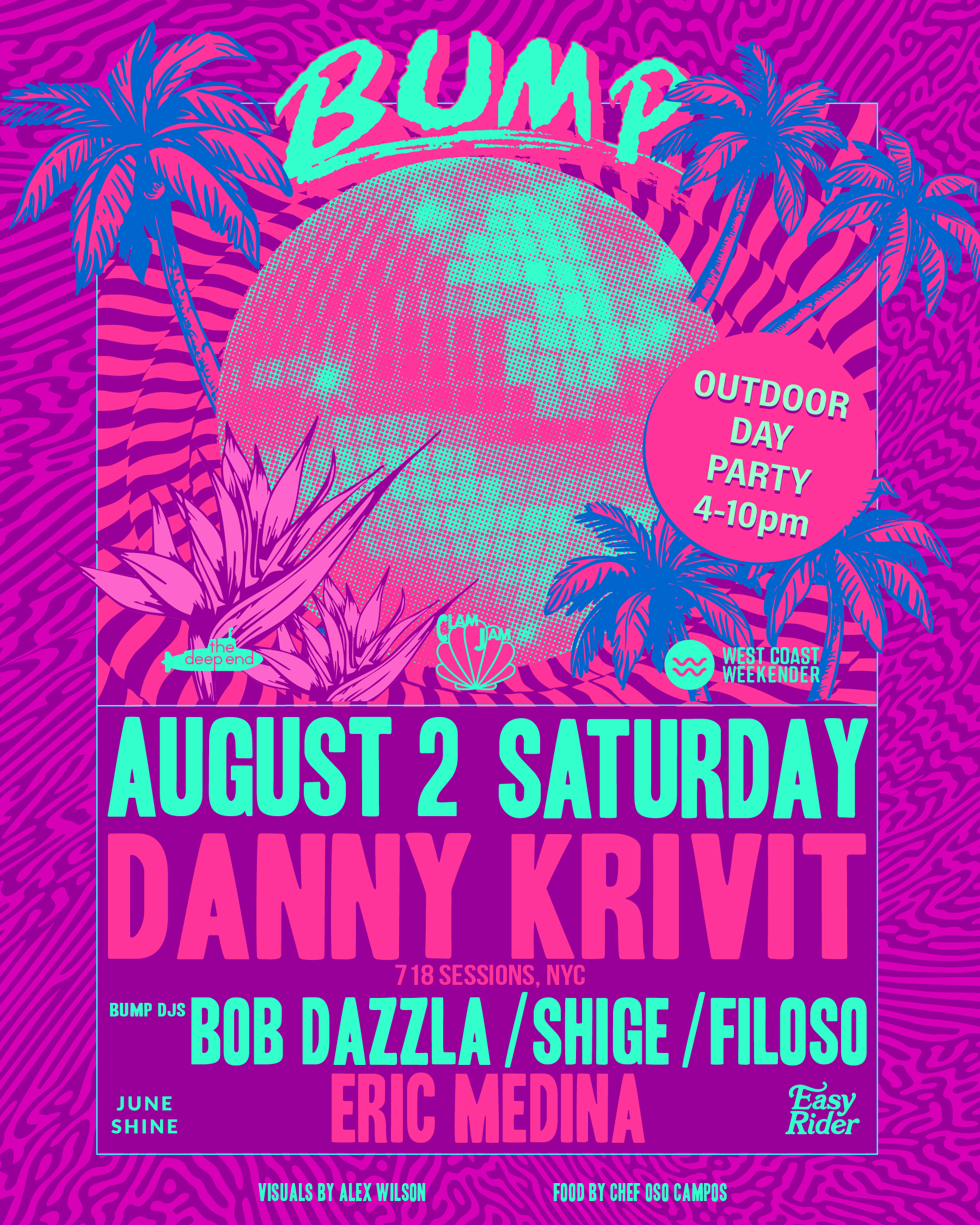 TUBE 20th AnniversaryDVDBOX「20th Summer」 8/2/25 Saturday BUMP presents DANNY KRIVIT Outdoor Party, San